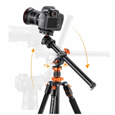 K&F Concept KF4169 - zestaw fotograficzny, statyw Alu K234A7 + głowica kulowa BH-28L